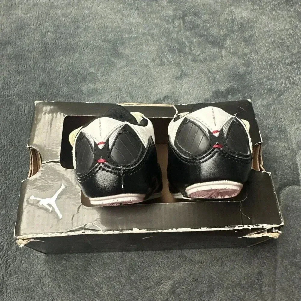 NEW! NIKE AIR JORDAN 2009 (CB) Black/Red-White TODDLERS SIZE 3C (343605 …